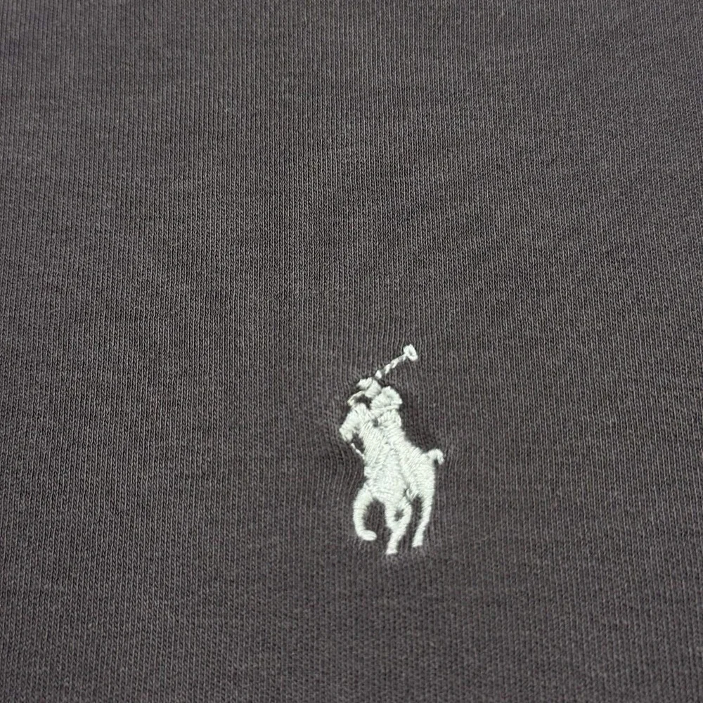 Polo Ralph Lauren Men L Charcoal Gray Cotton Short Sleeve Classic Fit Polo Shirt